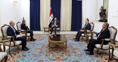 الرئيس العراقى يبحث مع سفير مصر ببغداد جهود مكافحة فيروس كورونا المستجد