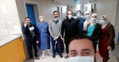 خروج 6 حالات تعافى جديدة من مستشفى أبو خليفة للحجر الصحى بالإسماعيلية..صور