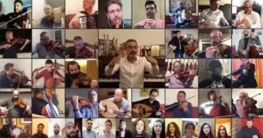 30 عازفًا من المنزل.. فيديو أوركسترا لبنانية تعزف أغنية "بحبك يا لبنان"