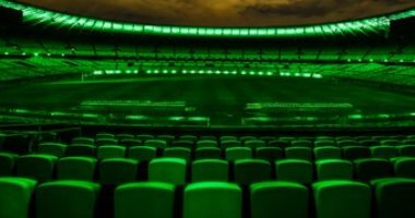 إضاءة بالأخضر ورسالة دعم للعاملين بالطب فى البرازيل على ملعب "مينيراو"
