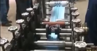 فيديو.. إنتاج 2400 كمامة × 60 دقيقة بماكينات من تصنيع عمال غزل المحلة
