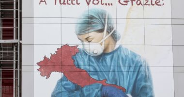 11 جدارية فنية تصور كورونا وتدعم الأطباء والممرضات بشوارع  العالم.. شاهدهم