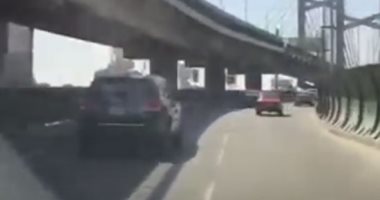 فيديو.. انتظام حركة المرور أعلى كوبرى أكتوبر من مدينة نصر حتى المهندسين
