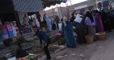 امسك مخالفة.. تكدس وازدحام فى سوق الأربعاء بقرية المسين محافظة البحيرة