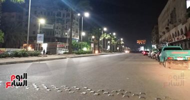 المرور يعيد فتح شارع الهرم أمام حركة السيارات بعد انتهاء أعمال المترو
