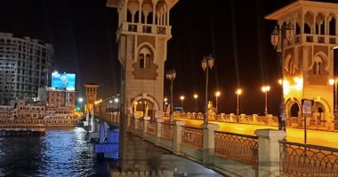 صور.. التزام المواطنين بحظر التجوال بالإسكندرية والأمن يكثف تواجده