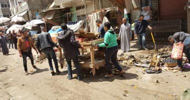 إزالة سوق ستوتة ببورسعيد وفض 5 أسواق وتطهير شوارع أولاد سيف بالشرقية