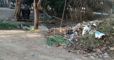 أهالى منطقة ترعة الساحل بقرية الحوالة فى القناطر يشكون من انتشار القمامة