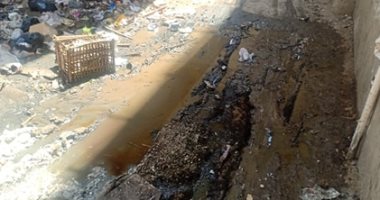 قارئ يشكو انتشار مياه الصرف الصحى بشارع الرحمة الإسلامية بإمبابة