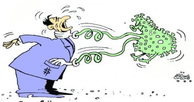 كاريكاتير صحيفة عمانية.. كورونا يقضى على الدول و اقتصادها