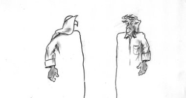 كاريكاتير صحيفة إماراتية.. التباعد الاجتماعى يتصدى لانتشار كورونا
