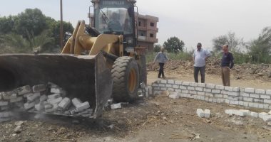 صور.. مدينة إسنا تنفذ إزالة 20 مخالفة على الأراضي الزراعية بقرية الشغب والكيمان
