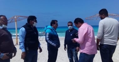 صور.. إغلاق الشواطئ وإجراءات وقائية بالمنشآت السياحية في الساحل الشمالي