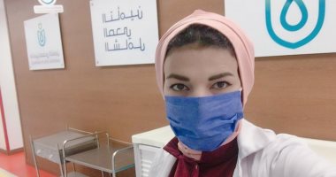 سماح صيدلانية بمستشفى النصر للتأمين الصحى ضمن الجيش الابيض فى مواجهة كورونا