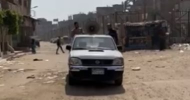 سيارات محافظة القليوبية للمواطنين: الزموا المنازل فى شم النسيم. فيديو