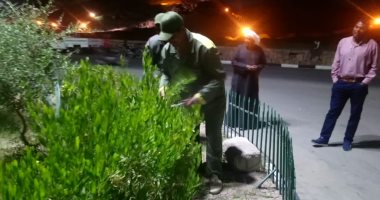 صور.. رئيس مدينة القرنة يوجه بمواصلة حملات النظافة ليلاً استغلالا للحظر