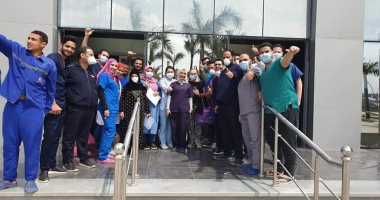 خروج 14متعافيا من كورونا تلقوا العلاج بمستشفى أبو خليفة للحجر الصحى..صور