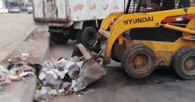 رفع القمامة من شوارع بلبيس وفض السويقات (صور) 
