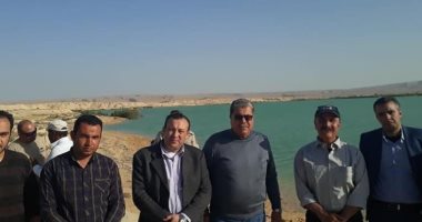 انشاء مشروعات جديدة لاستغلال مياه السيول بوسط سيناء .. صور
