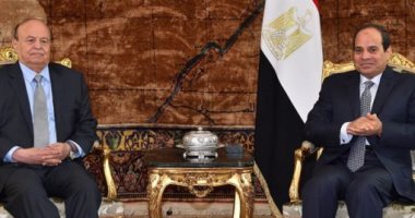 رئيس اليمن مهنئا السيسى بحلول رمضان: مواقفكم الخالدة ستظل محل فخر لنا