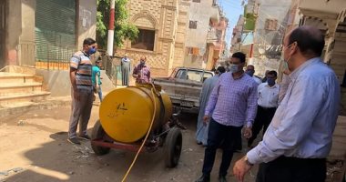 رئيس مدينة منوف: تطهير قرية هيت يوميا عقب إصابة 11 حالة بفيروس كورونا