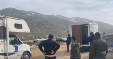لحظة إطلاق نار حقيقى فى "لوكيشن" تصوير الاختيار على الحدود اللبنانية السورية