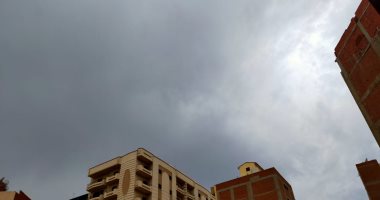 صور.. سحب كثيفة وهطول أمطار خفيفة بمحافظة الغربية