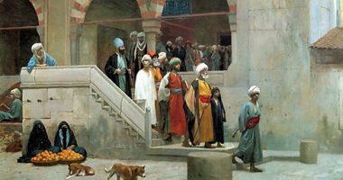 100 لوحة عالمية.. "مغادرة المسجد" إبداع جان ليون جيروم