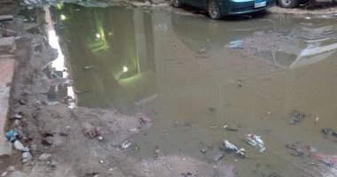 شكوى من انتشار مياه الصرف الصحى بشارع المتربة بمنطقة بشتيل 