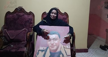 والدة الشهيد مغربي دبابة فى أول ظهور لها: آخر مكاملة قالى أنا جاى بس مش عليكم