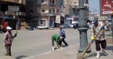 حملة لرفع القمامة وتطهير الشوارع لحى ثان طنطا بالغربية.. صور 
