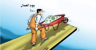 كاريكاتير صحيفة إماراتية.. كورونا يضع العمال على هافة الهاوية