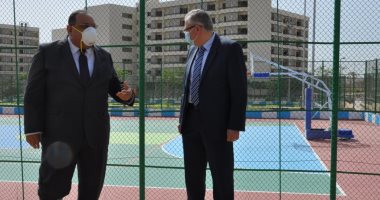 جامعة حلوان تعلن الانتهاء من تطوير ملعبين رياضيين بدعم من وزارة الشباب