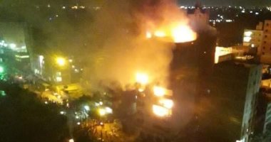 رئيس حى شرق شبرا الخيمة: خسائر حريق ميت نما تقدر بالملايين  