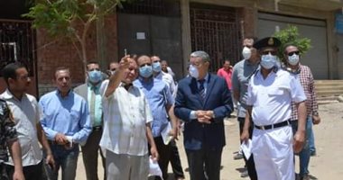 محافظ المنيا يقود حملة لإزالة التعديات بحي غرب ويحٌيل مدير التنظيم للتحقيق