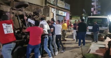 محافظة الجيزة تزيل تعديات وإشغالات سوق البطران في الهرم