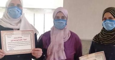 مستشفى قها للحجر الصحى تصف ممرضات مكافحة العدوى بـ"الأبطال"