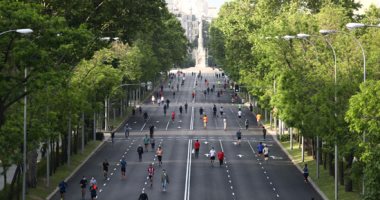 السلطات الإسبانية تفتح بعض الشوارع للمشاة فى العاصمة مدريد