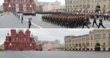 شاهد ماذا فعلت كورونا فى احتفالات روسيا بعيد النصر.. صور