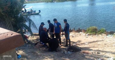 انتشال جثة شاب غرق بنهر النيل فى دمياط 