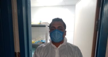 الجيش الأبيض.. "أحمد" ممرض بمستشفى الخانكة المركزى بقها فى مواجهة كورونا
