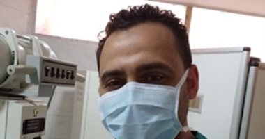 الجيش الأبيض.. "محمود" فنى أشعة على خط مواجهة كورونا بمستشفى مشتول بالشرقية