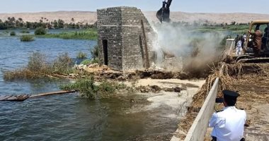 الرى: إزالة 21 مخالفة على النيل فى محافظة أسيوط