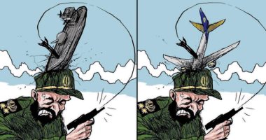 كاريكاتير صحيفة سعودية.. إيران تطلق صواريخها لزعزعة أمن المنطقة