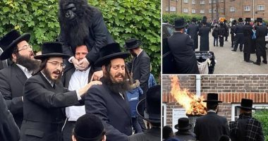  سبوتنيك:يهود بريطانيا يخالفون إجراءات الحظر والإغلاق العام ويحتفلون بعيد مقدس