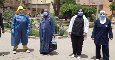 صور.. تعافى أول حالة مصابة بكورونا داخل مستشفى الحميات فى بنى سويف