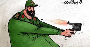 كاريكاتير صحيفة إماراتية.. النظام الإيرانى ينتحر سياسيا