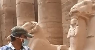 فيديو.. تفاصيل نقل تماثيل الكباش للتحرير ومشروع عالمى لترميم 29 تمثالا بالكرنك