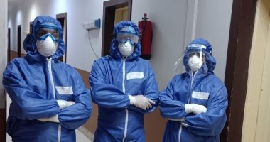 مغادرة 4 حالات جديدة لمصابين بكورونا مستشفى عزل بنى سويف
