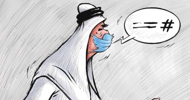 كاريكاتير صحيفة كويتية.. تويتر المتحدث الرسمى للمغردين بسبب كورونا